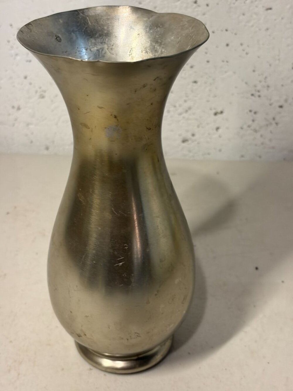 Pewter Vase Royal Holland Daalderop 8 1/2"